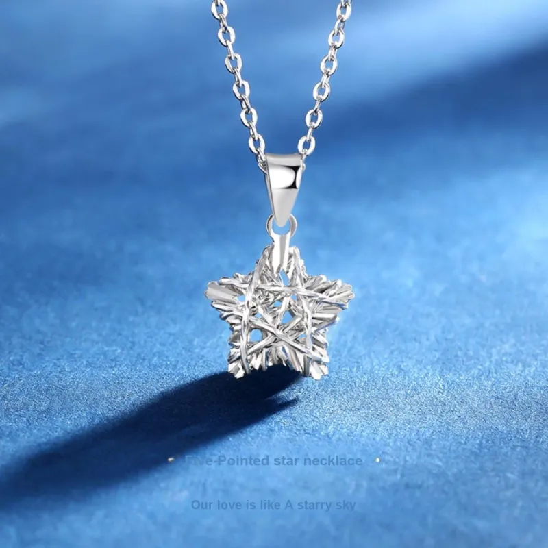 JESCAKOO S925 Silver Necklaces Women's-4
