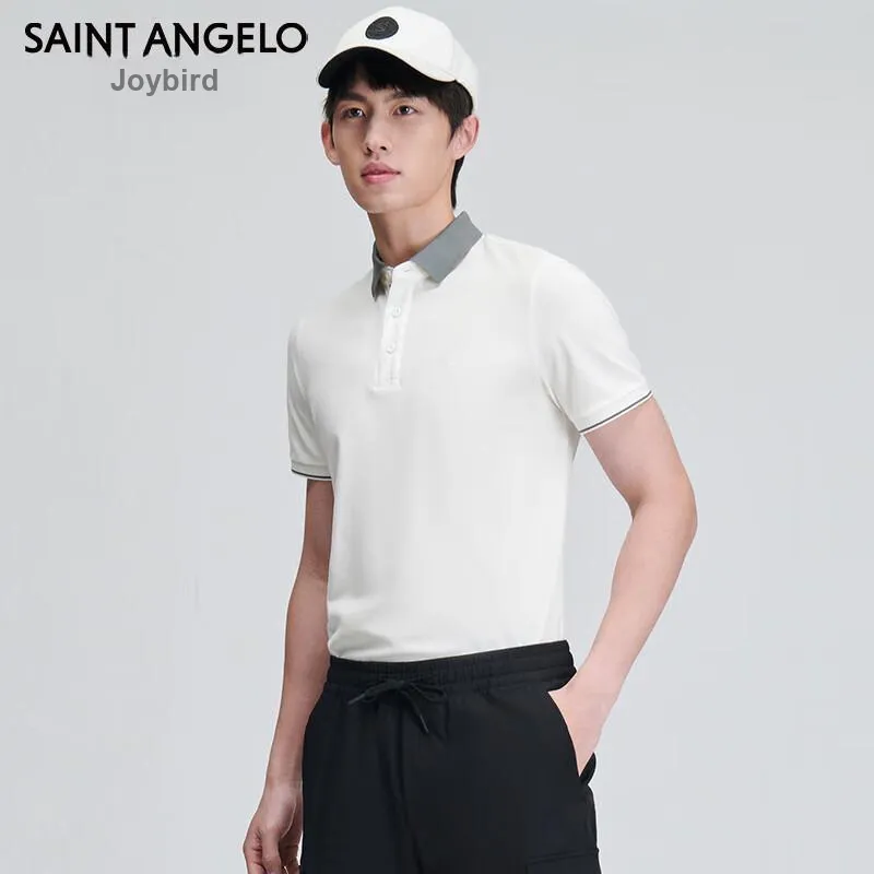 SAINT ANGELO Polo Shirts Unisex Ivory White-2