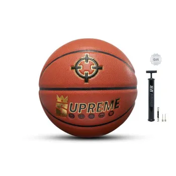 RIGORER Microfiber Leather Basketball Brown Size 7 Ball Training Competition Unisex