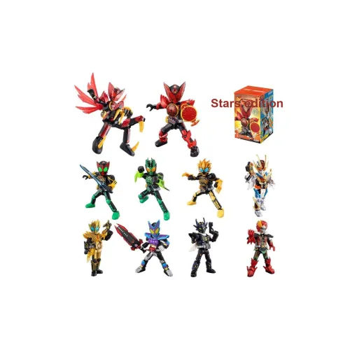 Bloks Kamen Rider Все Звезды Версия 4th Blast Гламурный стиль Legend Single Mystery Box Целая коробка 9 шт