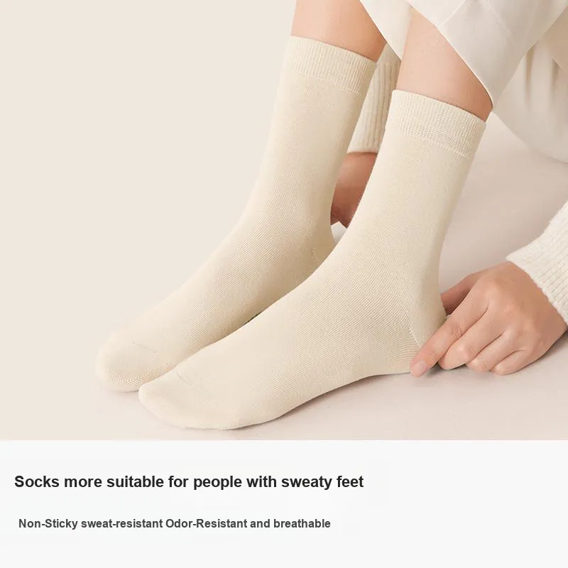 B&C.Room Mid Calf Socks Women's 5 Pack-17