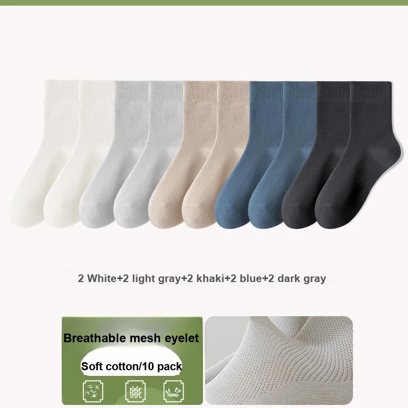 7 SEVFUN Mid Calf Socks Men's Combo Set-15