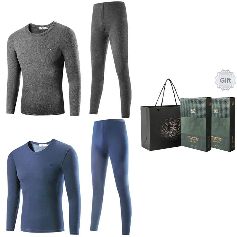 SEPTWOLVES Thermal Set Men's 2 Sets With Box Included-12