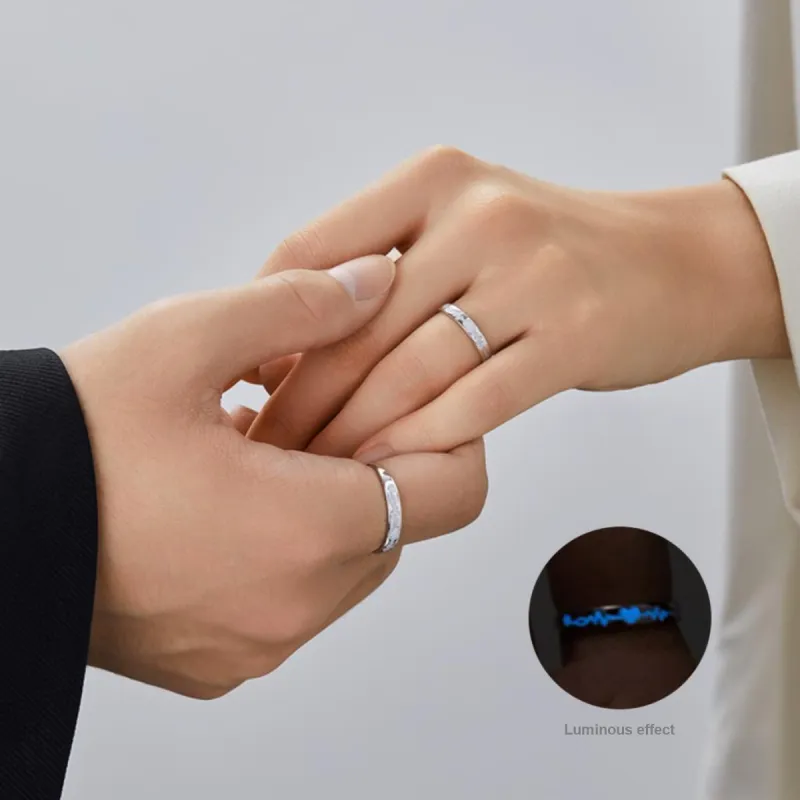 Lao Feng Xiang 925 Sterling Silver Rings Unisex-3