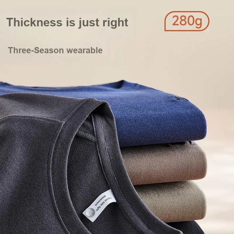 Cotton Gene Thermal Tops Men's Combo Set-7