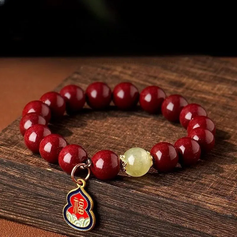 ZHIZUO Cinnabar Bracelets Unisex-1
