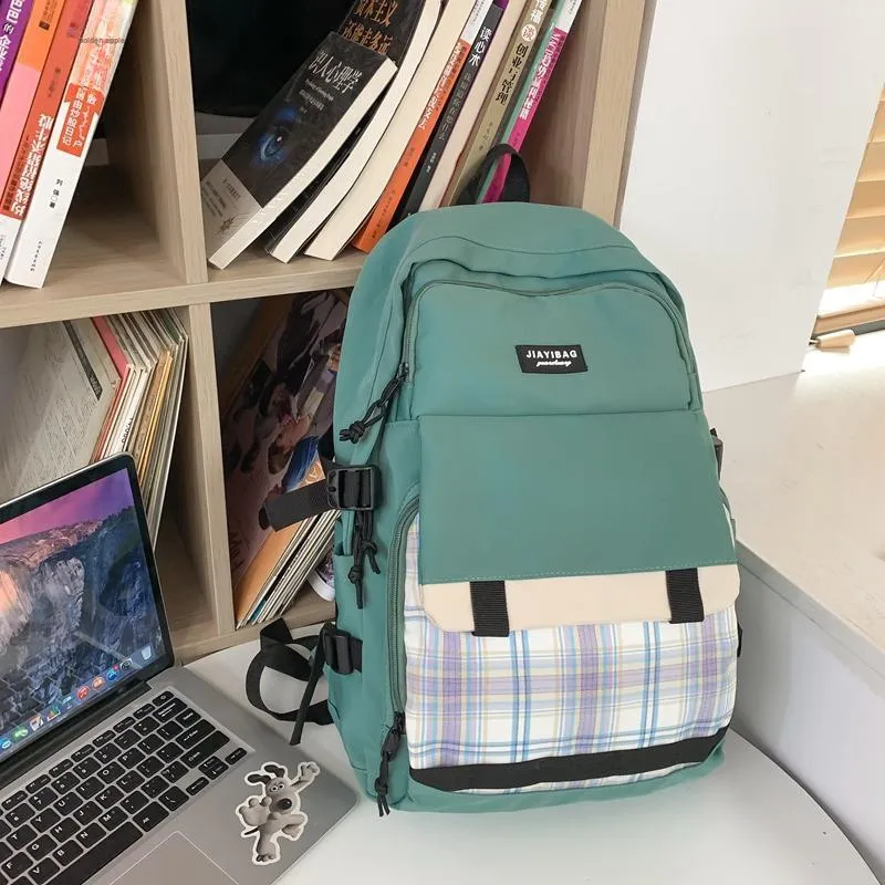 Yalu Nylon Backpack Regular Unisex Multicolor-1