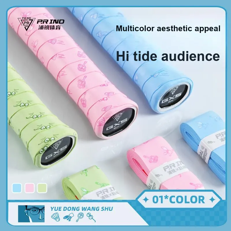 P.R IND x YUEDONGWANGSHU Badminton Grip Tape PU Polyurethane Thin-9