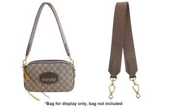 Luxury Care Artisan Workshop Leather Bag Strap Women's Antique Gold