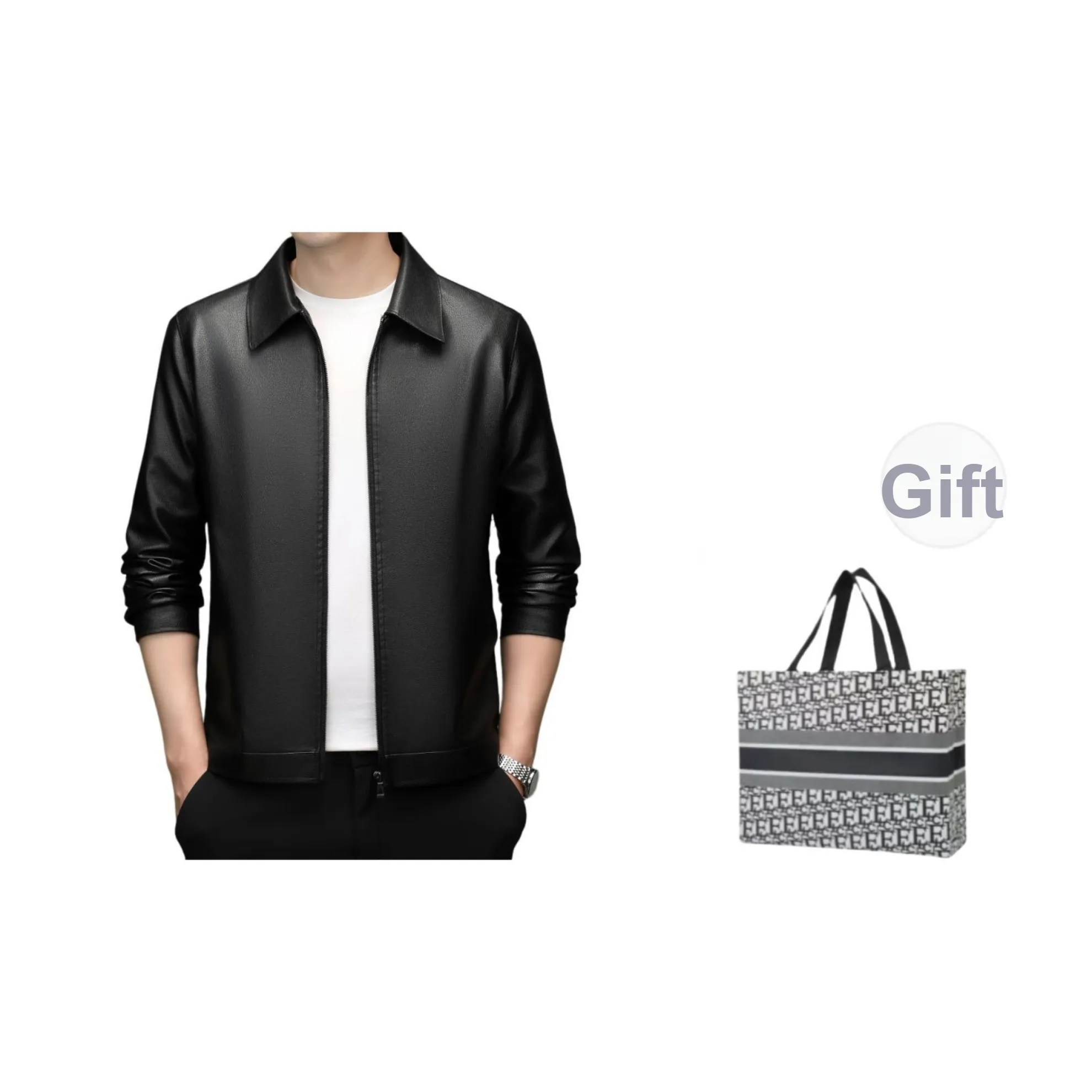 Vintage Cars Кожаная куртка Мужская