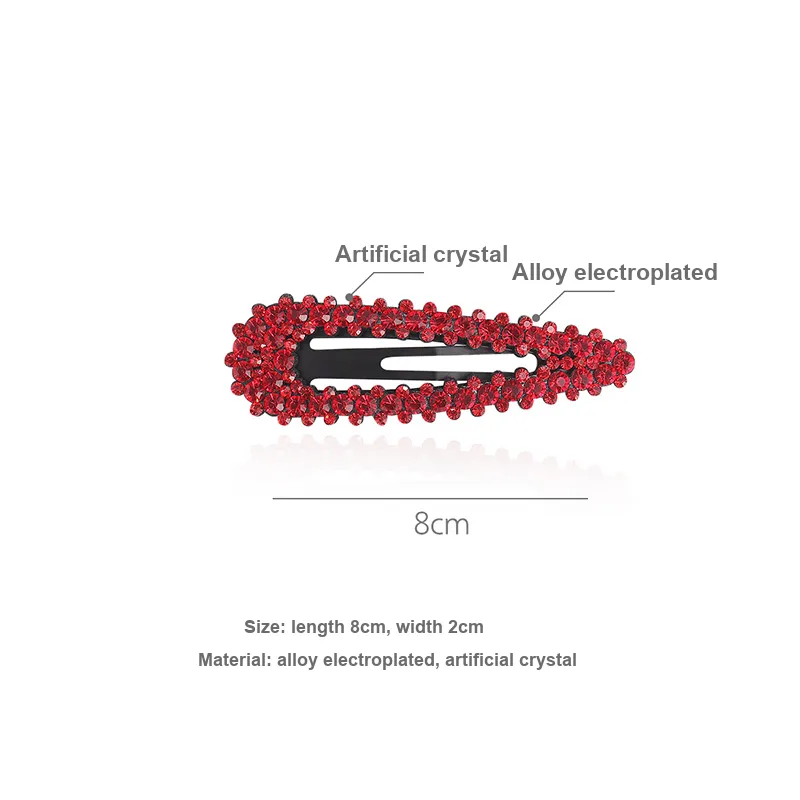 Yiru Alloy Electroplated Edge Clip Hair Clip Headpiece Women's-2