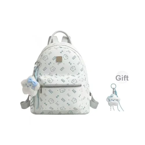 NOMK ПУ (полиуретан) Рюкзак Стандартный Женский Синий