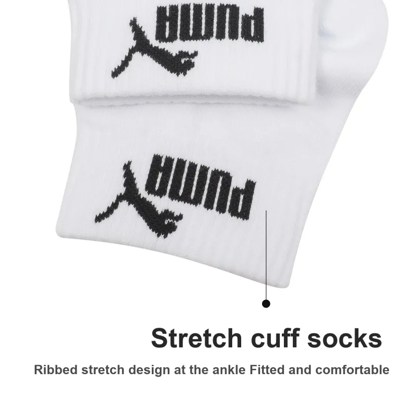 PUMA Mid Calf Socks Men's Combo Set White-5