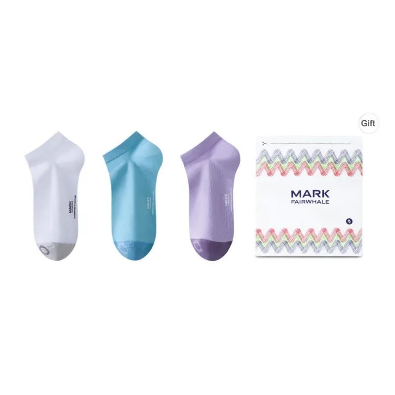 FAIRWHALE Ankle Socks Unisex Box Of 3 Pairs-5