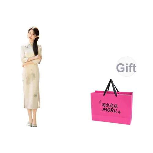 MORii Длинное платье с длинными рукавами женское