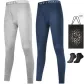 100% cotton Jacquard 2 Pack (Light Gray+Navy Blue)+2 Pack Socks+Shopping Bag Included