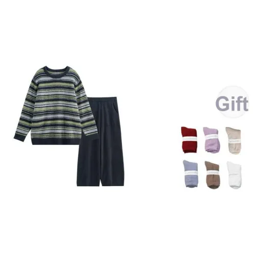 Same Language Пижамный комплект Мужской Зеленый Черный Белый