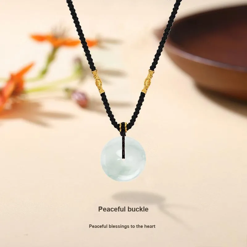 MISS TOOYA African Emerald Necklaces Unisex-1