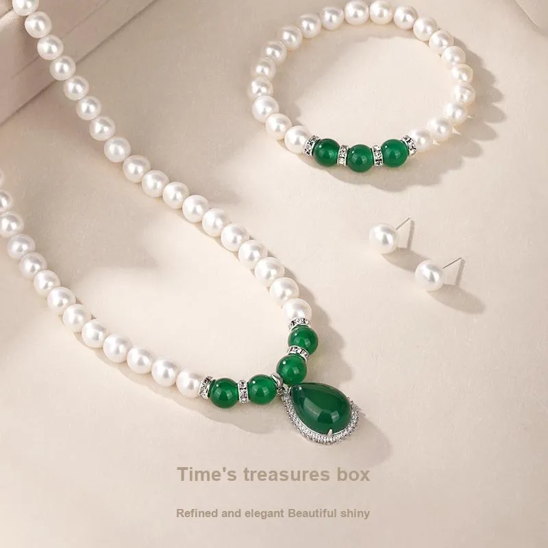 JINLIUFUJIXIANG Pearl Necklaces Unisex-13