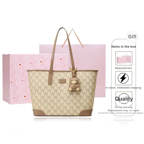 NUCELLE PVC Tote Bag Shopping Bag Shoulder Bags Large Size Women's Multicolor