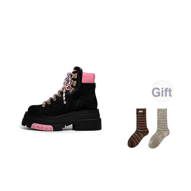 BLOCCO5 Короткий Мартин Ботин Женские Черный