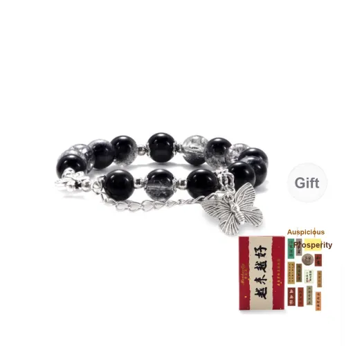MEOBURLIY Colored Glaze Bracelets Unisex