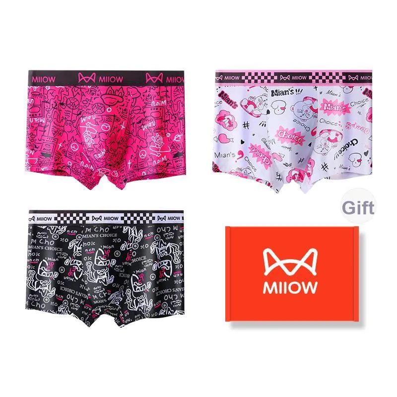 MIIOW Trend Party Series Underpants Men's Gift Box Set-29