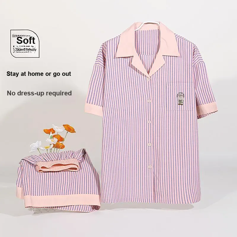 XIAFENYAN Pajama Set Women's Purple Pink-7