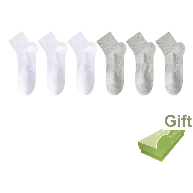 PLANDOO Mid Calf Socks Men's Box 6 Pack-0