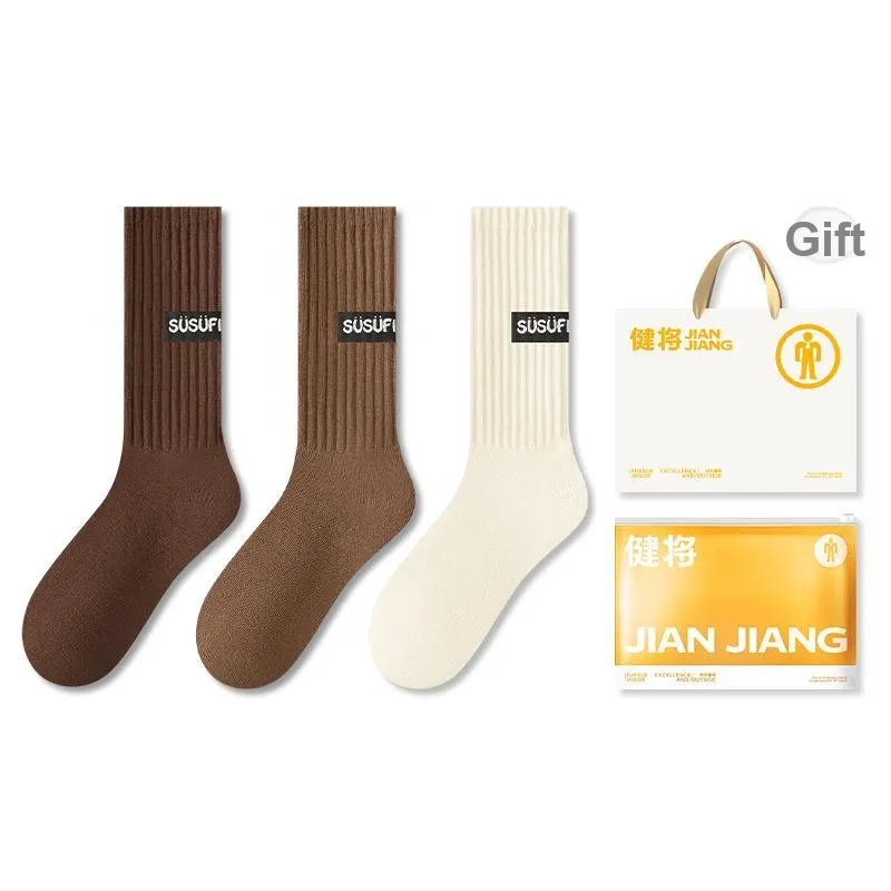 Master Mid Calf Socks Women's Shopping Bag 3 Pack-5