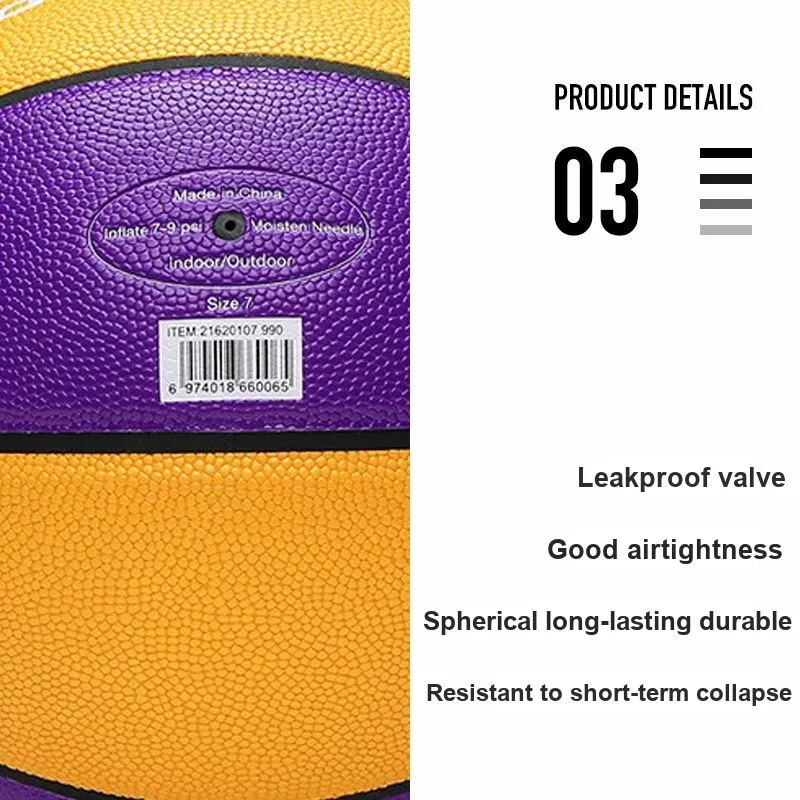 Under Armour PU Basketball Yellow Purple Size 7 Training Unisex-11