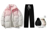 Set (Pink Coats+Black Pants+Buy One Get One Sweatshirts)