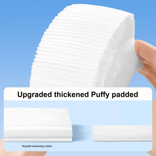 Oeiez Makeup Removal Cotton Swabs Double Sided Facial Cleansing Sheets Thickened Double Effect