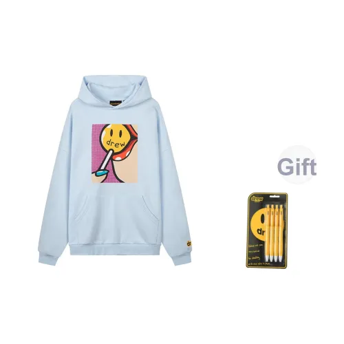 Drew House SS25 Сладкий Tooth Толстовка Сладкий Tooth Толстовка Унисекс Light Синий