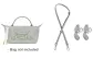 (Gray) Mini 95-124 Crossbody Cm Shoulder Strap Set[Non-Slip 3.0 Edition]