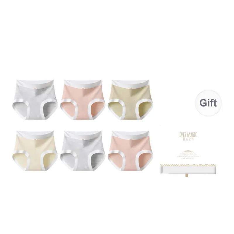XIA.WA.ZHI.XIU Underpants Women's Box 6 Pack-5