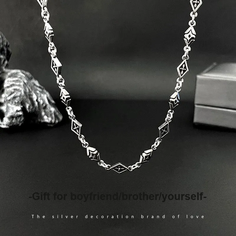 COISE S925 Silver Necklaces Men's-2