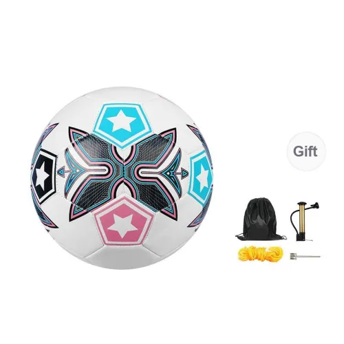 ProSelect Size 5 Soccer PU Machine Stitched Soccer Ball Unisex White