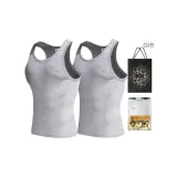 Slim Fit 2 Pack (Heather Gray+Heather Gray) 2 Pcs, Easy to Wash!