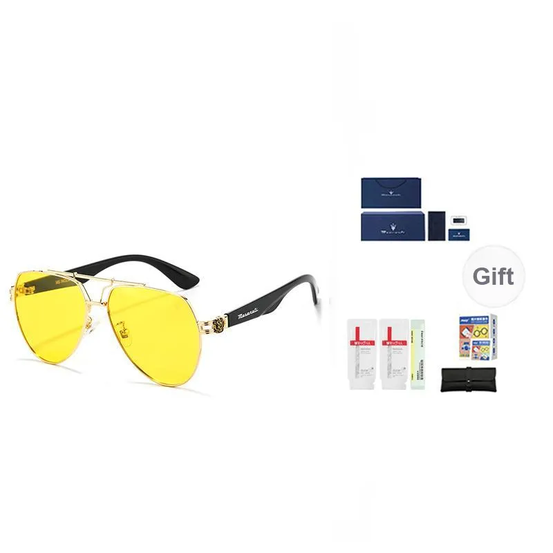 Maserati Irregular Shape Sunglasses Unisex-19