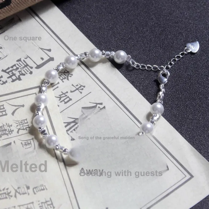 MEOBURLIY Pearl Bracelets Women's-6