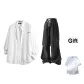 White+Black Pants (Includes 1 White T-Shirt)