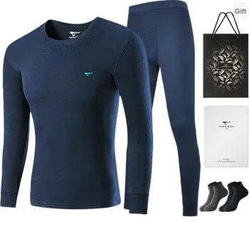 SEPTWOLVES Thermal Set Men's Gift Box Set+Shopping Bag