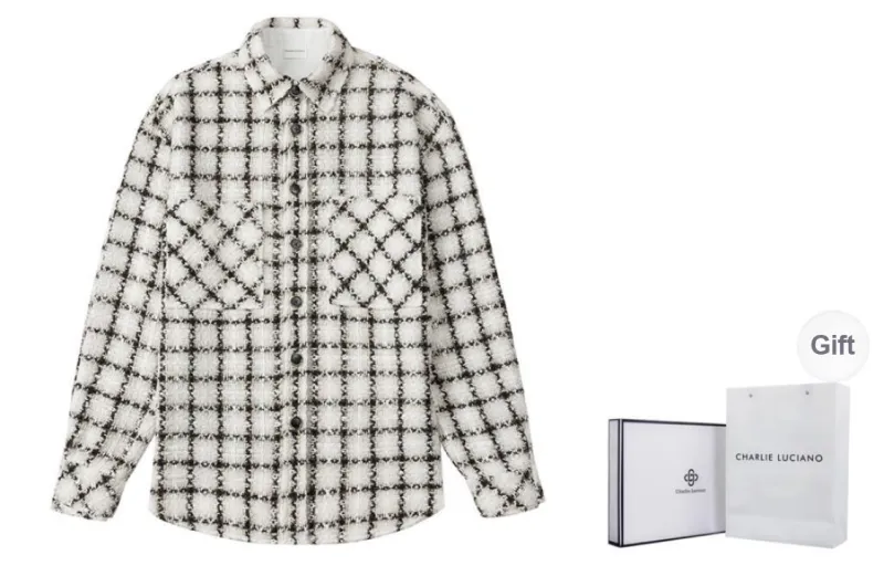 Charlie Luciano Shirt Unisex Black White-0