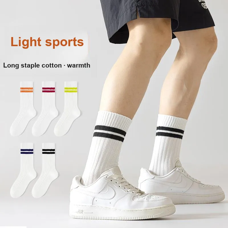 MIIOW Mid Calf Socks Men Box 5 Pack-1