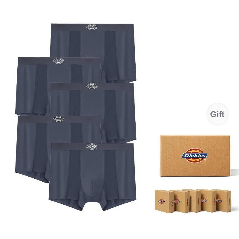 Dickies Underpants Men's Skin Friendly Minimalist Style Comfortable Modal Boxer Shorts Box Combo Set-13
