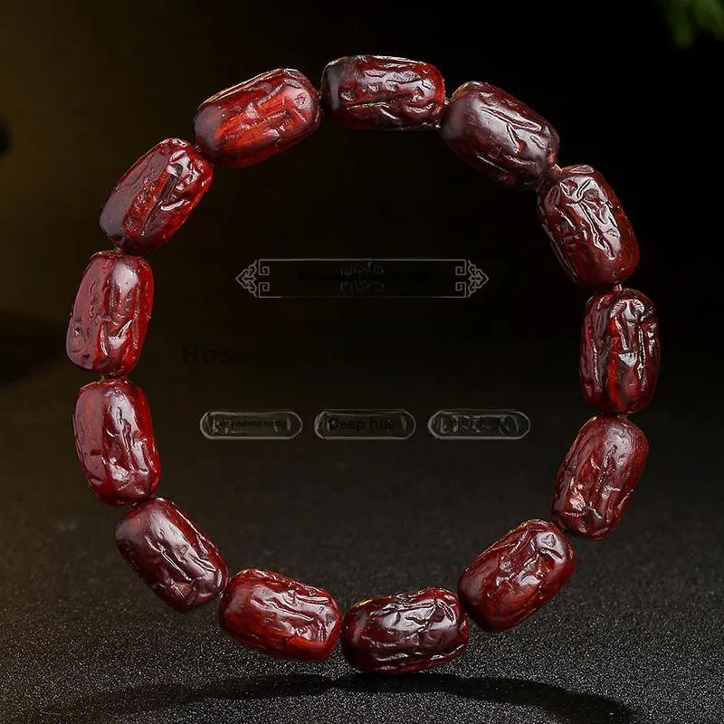 MUSHENGYUAN Rosewood Bracelets Unisex-1