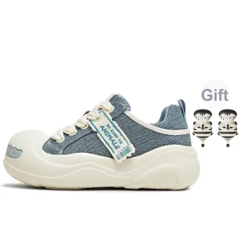 Teenmix Tarepanda Dango Open Ended Smiley Face Breathable Lightweight Low Top Casual Shoes Women's