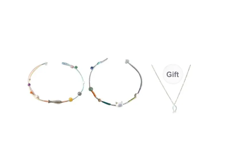 MIDNIGHT MOMENT Alloy Rope Bracelets Unisex-13