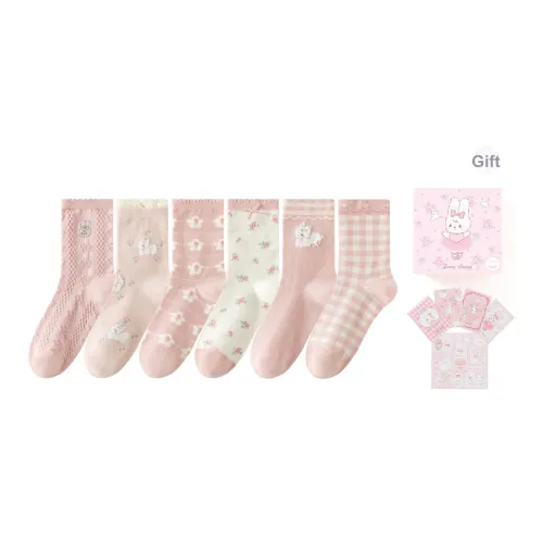 Caramella x Kiki Носки Crew Женские Коробка из 6 пар